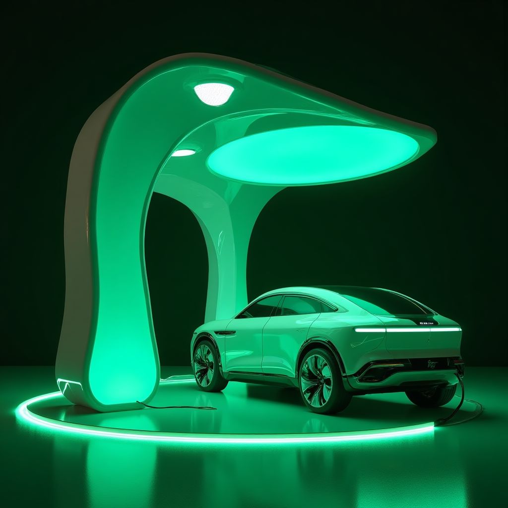 Punto de carga para vehículos eléctricos de YPF